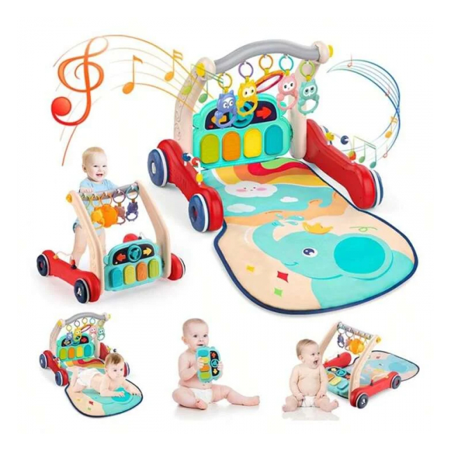 Centru de Activitati 2in1 Salteluta si Premergator Interactiv cu Pian bebelusi HE0640 CWT