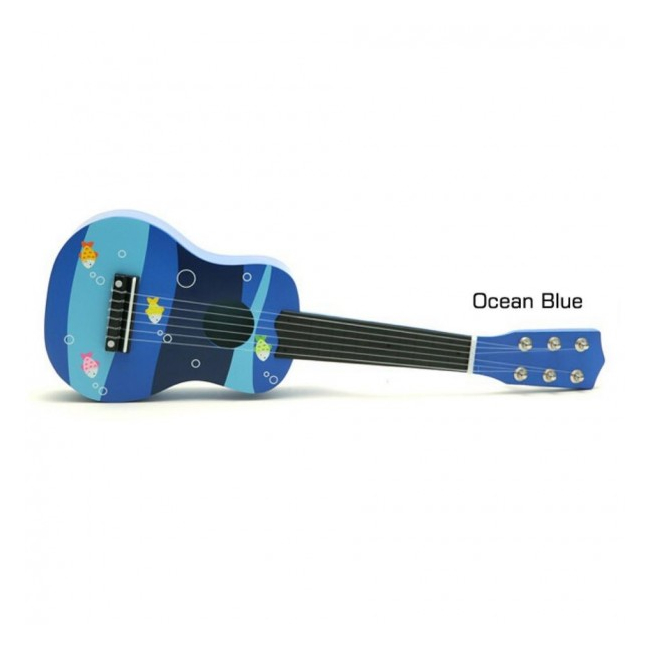 Chitara Acustica Pentru Copii Design Blue Ocean