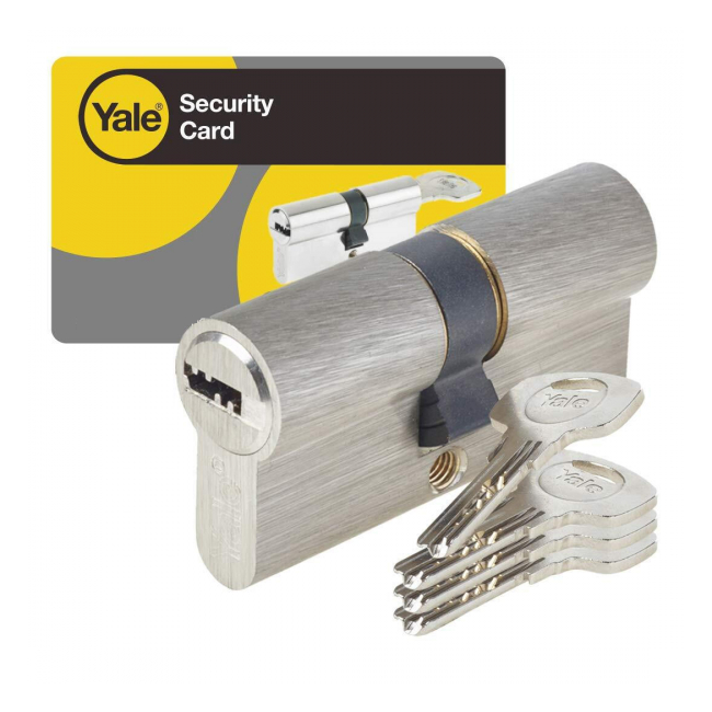 Cilindru amprenta 30×30 4chei satinat Yale 1072CAN MNR9194