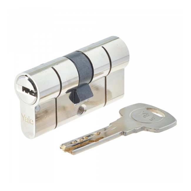 Cilindru de Siguranta Yale 2100 alama nichelat 5 chei cu amprenta 30x40mm MNR9941