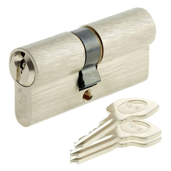 Cilindru de Siguranta Yale 600 Alama Nichel Satinat 4chei 30x50mm MNR10035