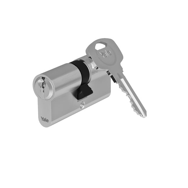 Cilindru de Siguranta Yale 600 Alama Nichel Satinat 5chei 27x35mm MNR2010