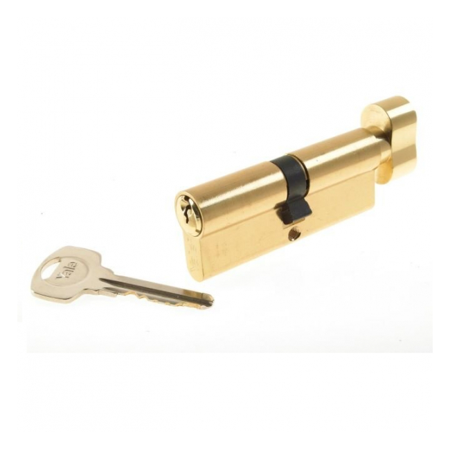 Cilindru siguranta 30×30 cu buton auriu 3chei frezare Yale 500A K MNR3096