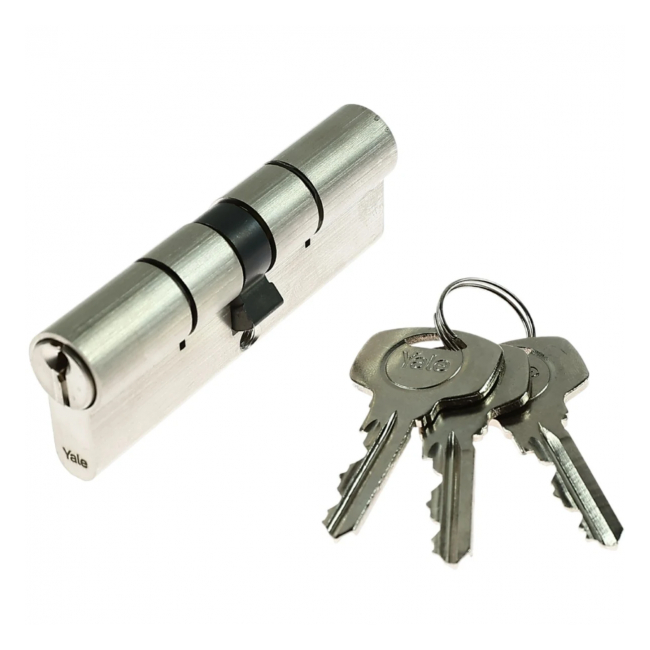 Cilindru siguranta 45×45 crom 3chei frezare Yale 500A MNR7076