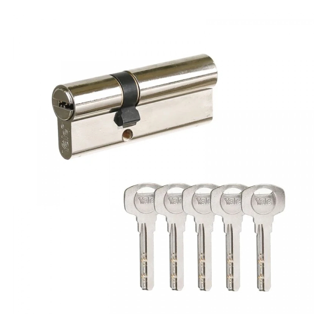 Cilindru Siguranta Amprenta 45x45 1000CAN crom 5chei Yale MNR395
