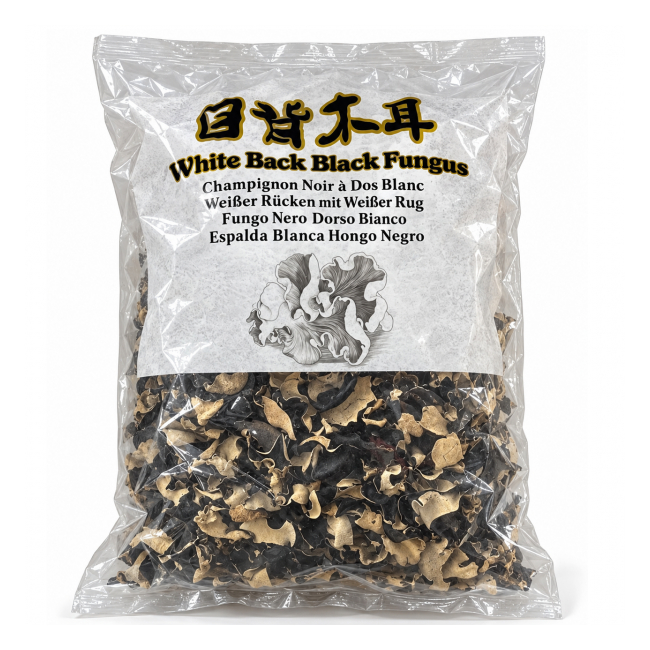 Ciuperci 1Kg Urechi de Lemn Mu-Err Deshidratate Negre cu Spatele ALB MLL