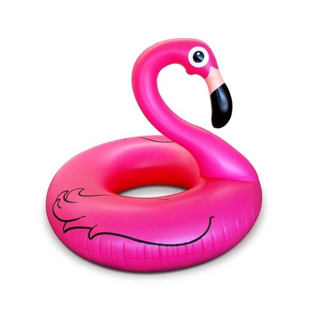 Colac Gonflabil In Forma De Flamingo Vinil 120cm Roz DNC63000
