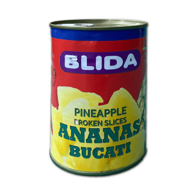 Compot de Ananas Fara Zahar CUBULETE Blida 565g MGR3999