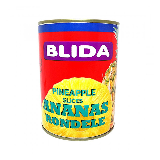 Compot de Ananas Fara Zahar RONDELE Blida 565g MGR4000