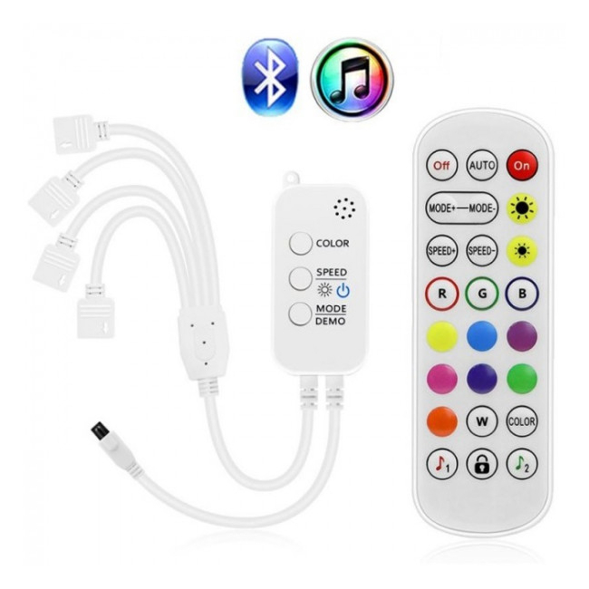 Controler Banda LED RGB 4-1 QR Bluetooth sau Telecomanda 18A085 XXM