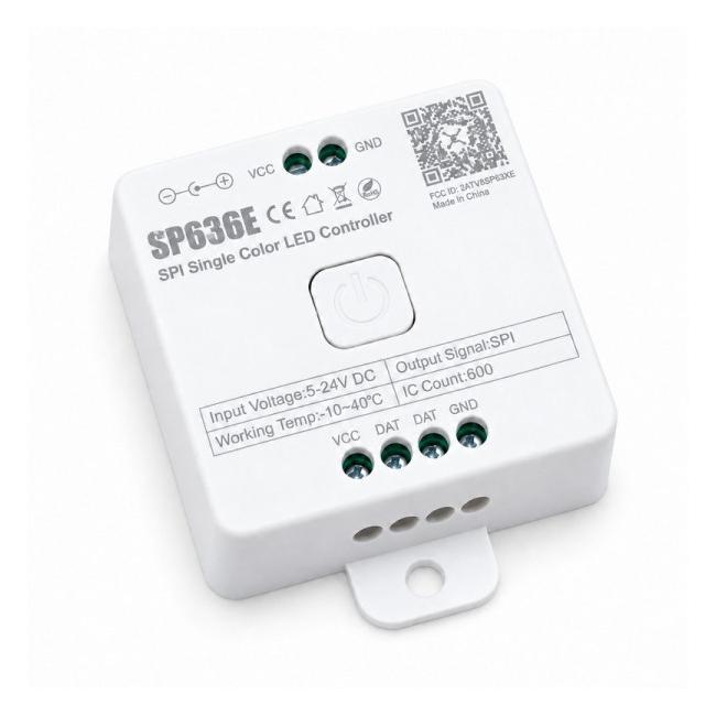 Controler Banda LED SPI Monocroma Bluetooth 5–24 V SP636E 18A217 XXM