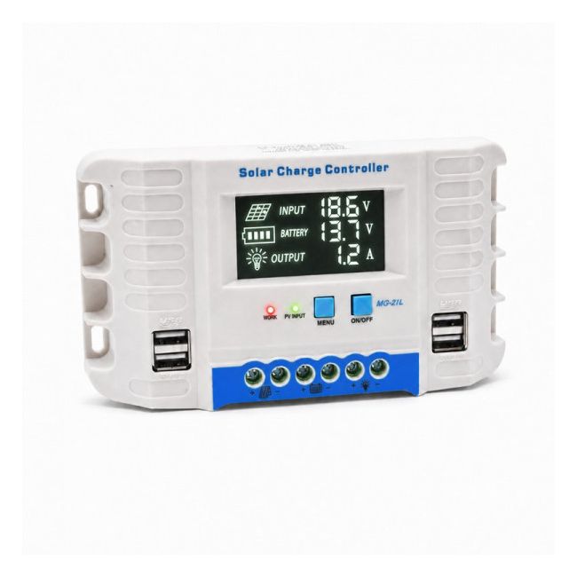 Controler Incarcare Solara PWM 20A 12/24V Auto LCD 4 USB MG2420Z DALBI 0A009 XXM