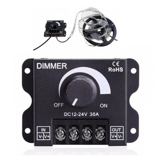 Controler Manual Variator LED Dimmer 12-24V 30A 122430 18A076 XXM