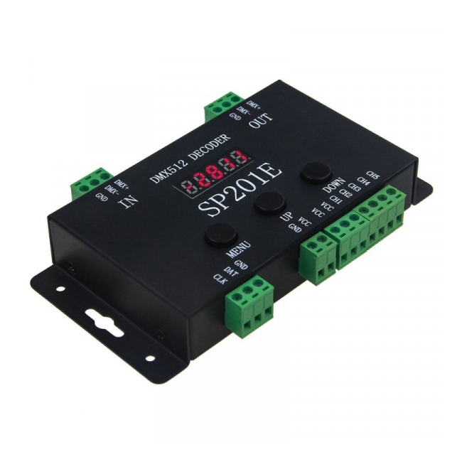 Controller Decodor DMX512 Adresabil Pixel LED SP201E 18A114 XXM