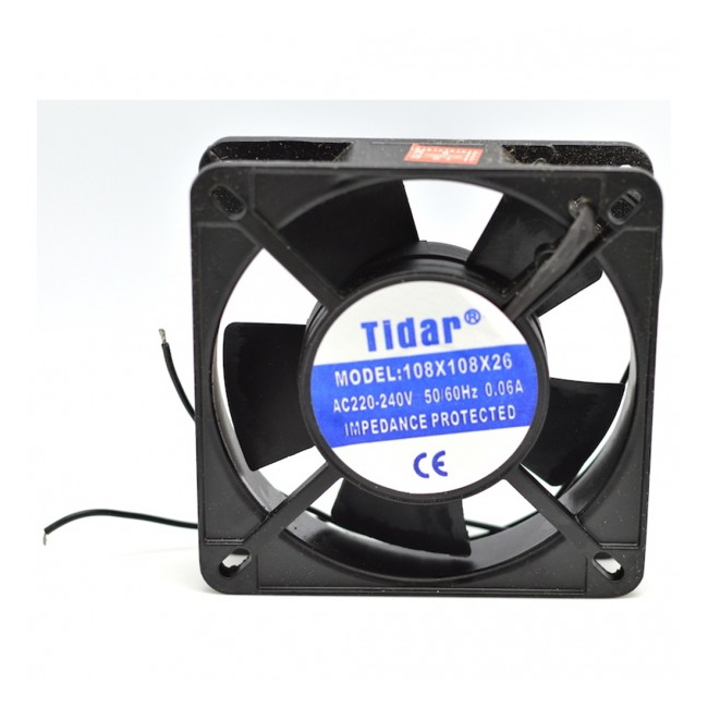 Cooler Ventilator Metalic 220V 0.06A 108x108x26mm Tidar XXM