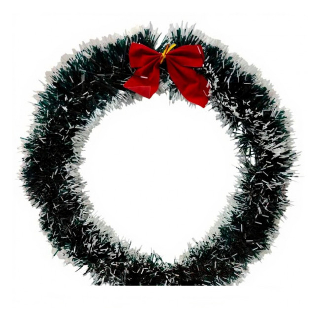 Coronita Artificiala pentru Craciun 30cm SD-00027 Wei DNC48362