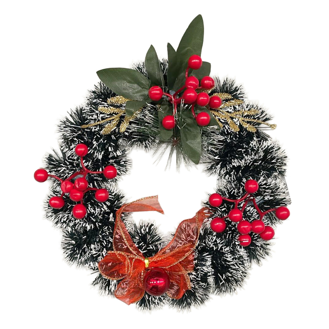 Coronita Artificiala pentru Craciun Decorata 30cm XS1614 CNN52235