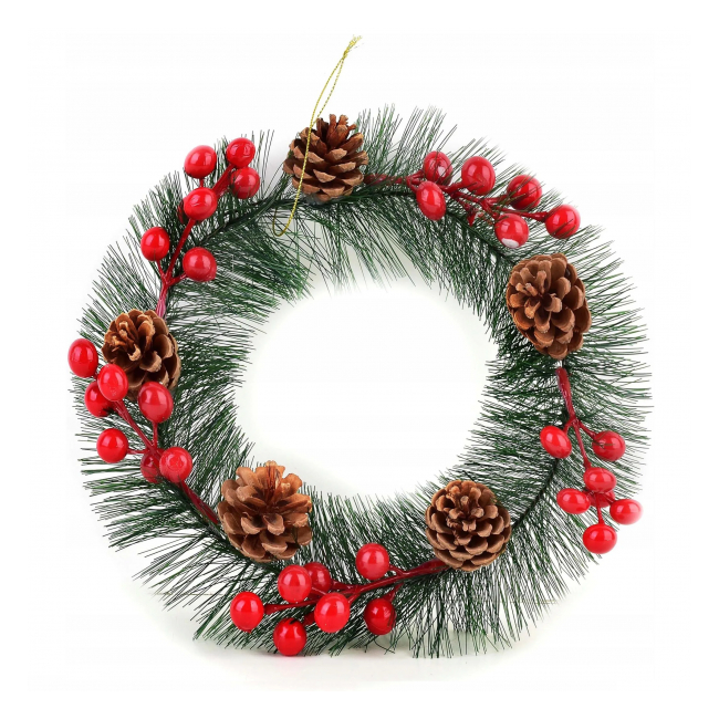 Coronita Decorativa pentru Craciun 26cm SD-00345 WEI DNC59615