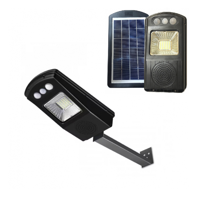 Corp Iluminat LED 30W Solar Boxa Senzori Suport Telecomanda CL180