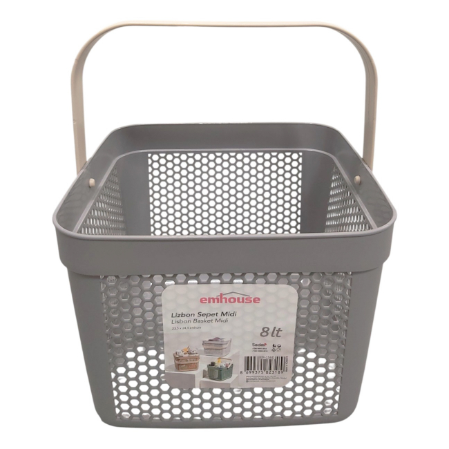 Cos depozitare cu maner 8L 23.3x24.5x18cm Emhouse EP-1560 CNN50519