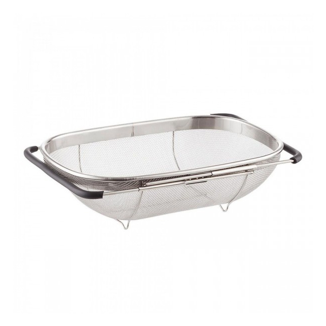 Cos Sita Inox Strecuratoare Reglabila Chiuveta 34x24x10cm MN0015 LLL