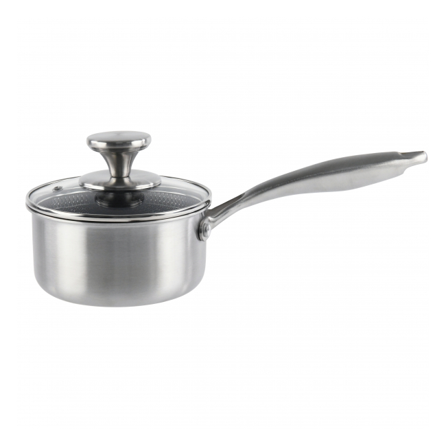 Cratita Inox capac sticla invelis honeycomb 14cm 0.95L Grunberg GR9714