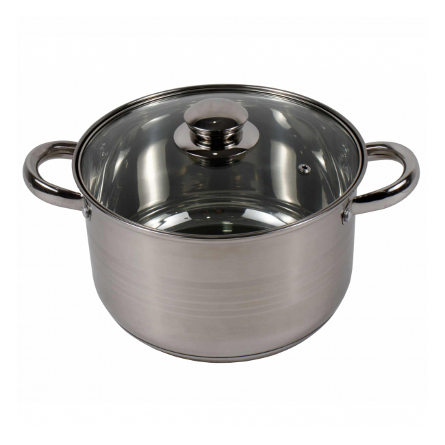 Cratita inox cu capac 22x14cm 4L Zilan ZLN4052