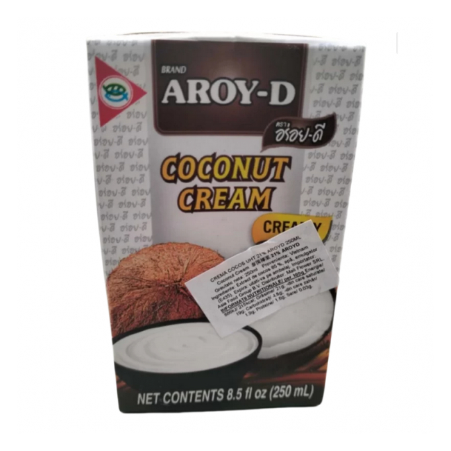 Crema de Cocos UHT 21% 250ml AROY-D MLL