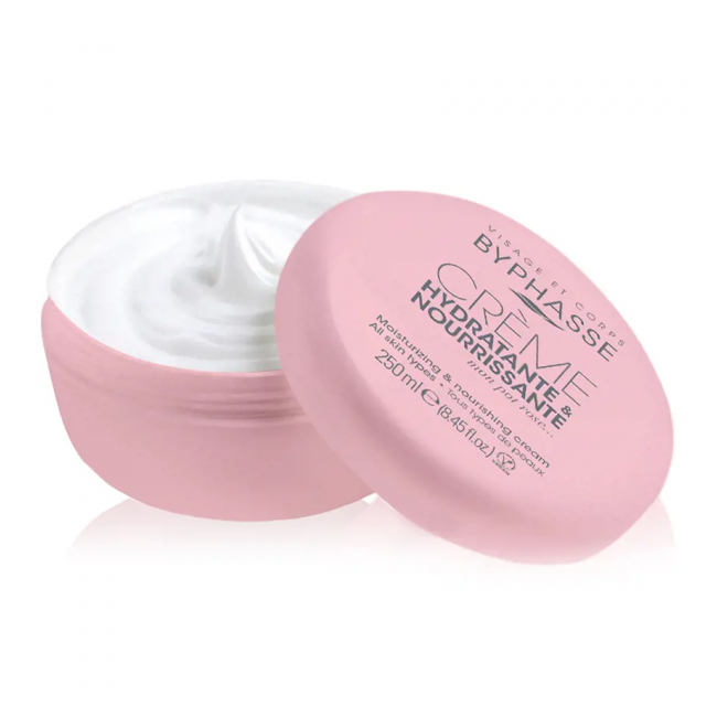 Crema hidratanta pentru corp si ten cu glicerina 250ml Byphasse DNC49184