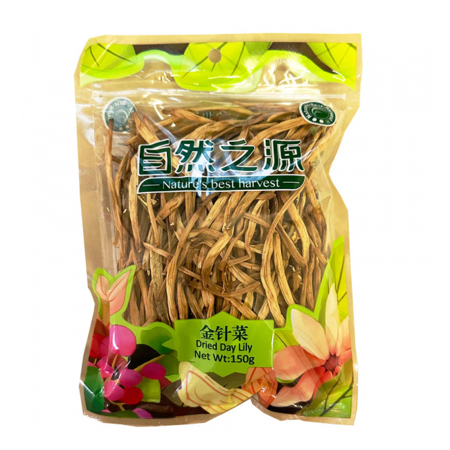Crini de Zi Uscati Dried Day Lily Ace de Aur Jin Zhen Cai PUNGA 140g NBH MLL