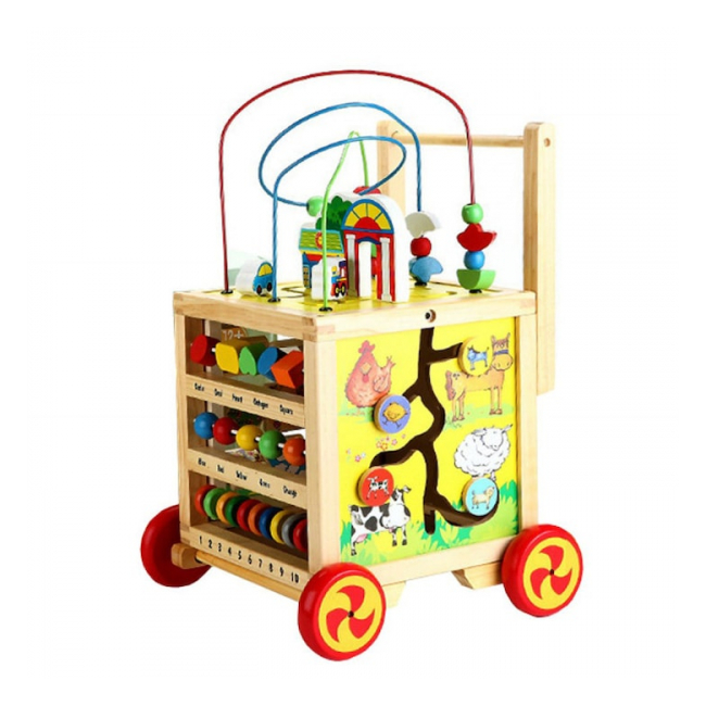 Cub Lemn 8in1 Antepremergator Copii inaltime ajustabila MUT0018 CWT