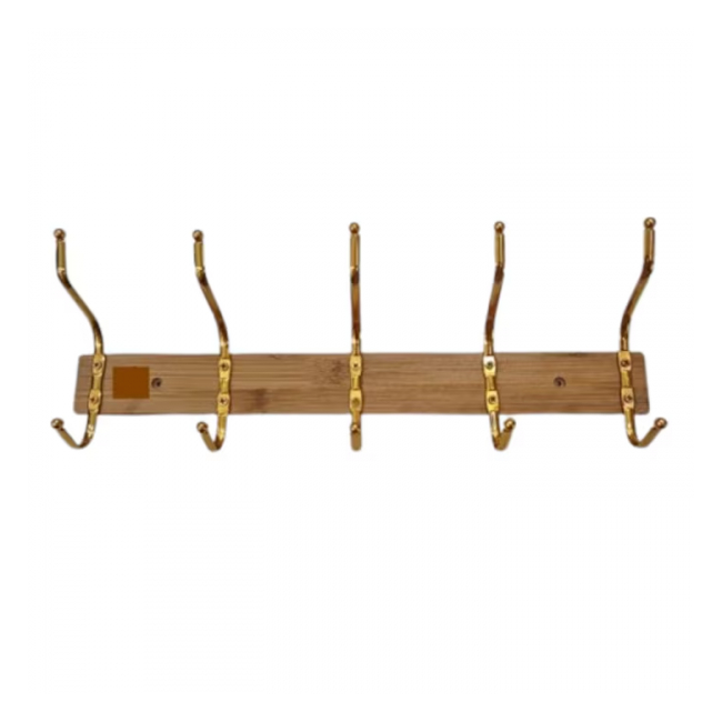 Cuier cu 5 brate Metal Bambus 40x15cm WEI A-15779 DNC66495