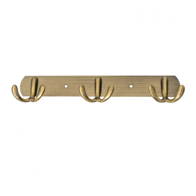 Cuier metalic 3 agatatori 24.5cm auriu Zilan ZTS8140