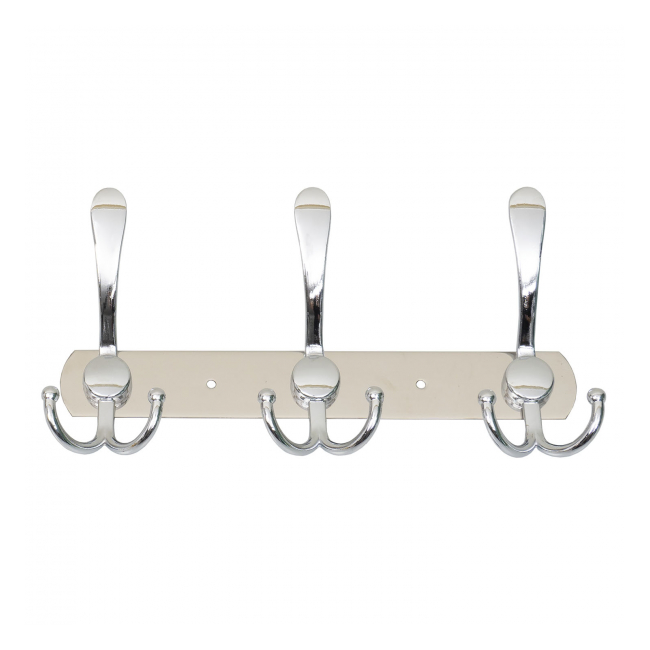 Cuier metalic 3 agatatori 24.5cm Inox Zilan ZTS8143