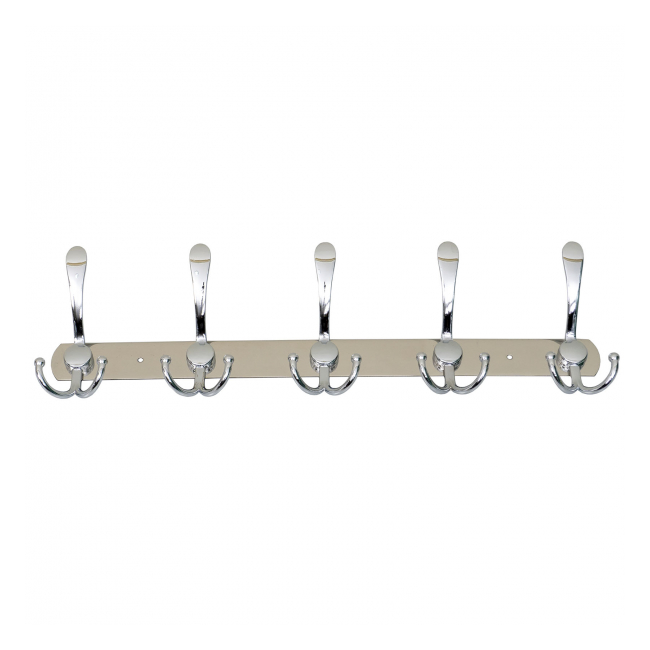 Cuier metalic 5 agatatori 44.5cm Inox Zilan ZTS8145