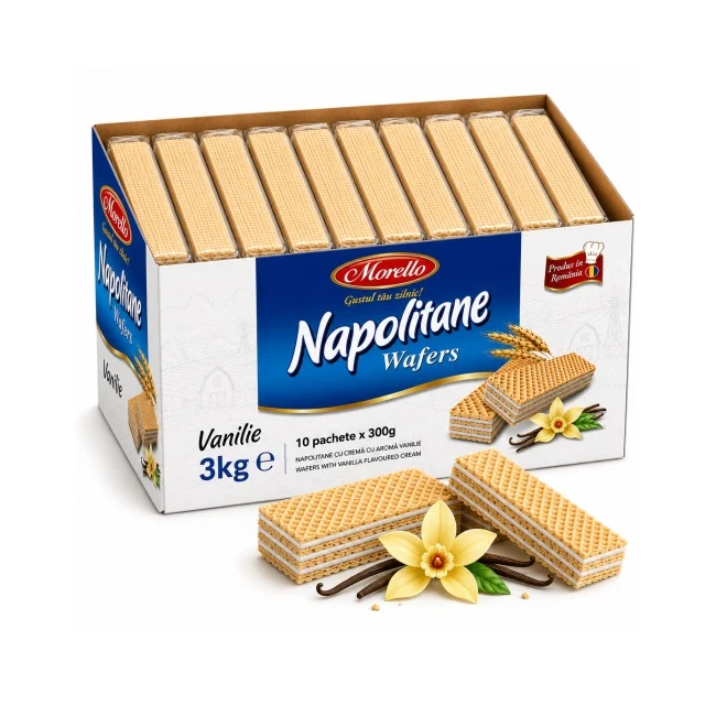 Cutie 3kg Napolitane de vanilie VRAC Morello MGR6912 SSN