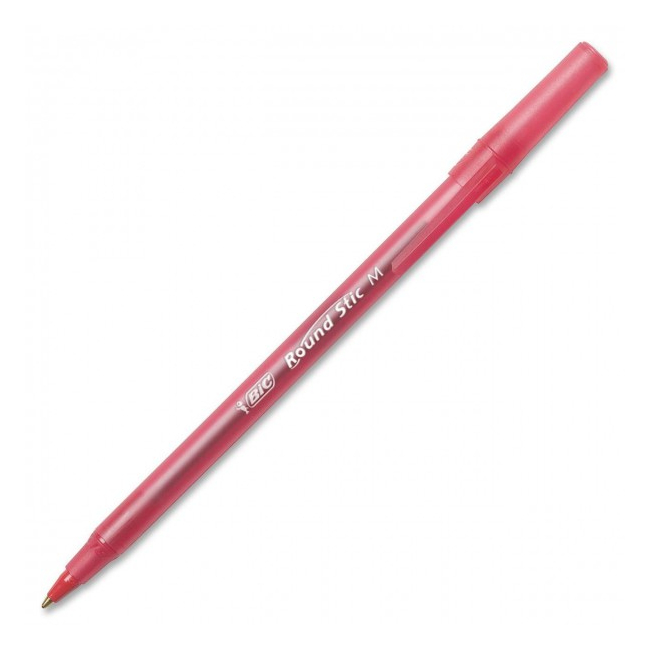 Cutie 60 Pixuri Round Stic Classic Rosu Medium 1mm BIC