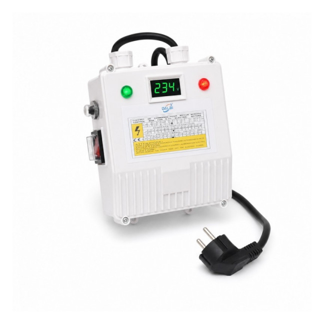 Cutie Comanda Pompa Submersibila 1.5HP 40uF 220V Voltmetru Digital DALBI 3G020 XXM