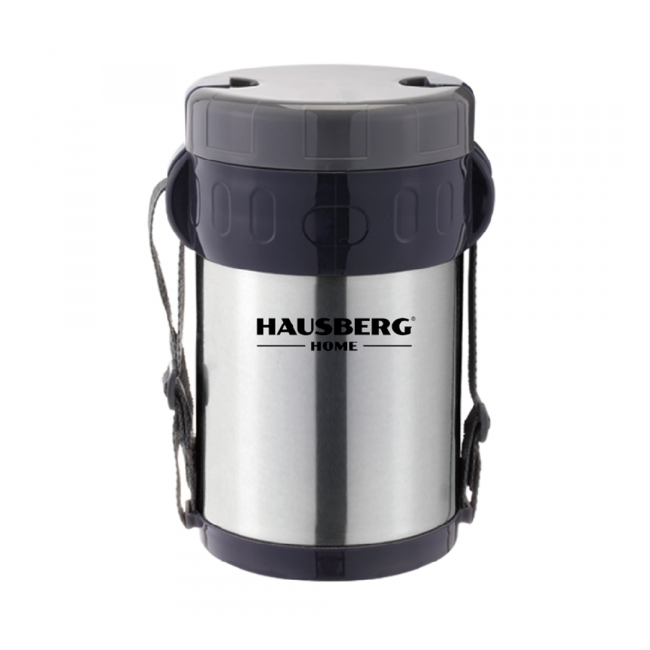 Cutie Termos pentru Pranz 2l Inox 3 Recipiente Hausberg HBH1461