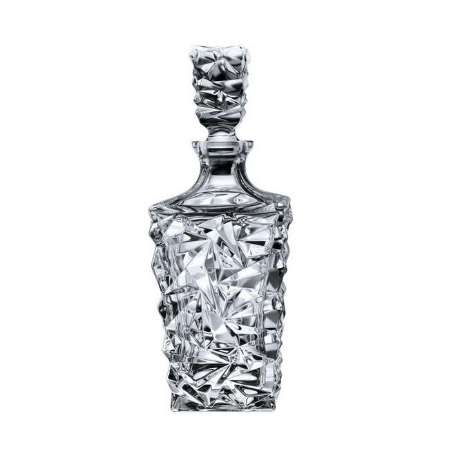 Decantor Sticla Whiskey Cristal de Bohemia Colectia Glacier 900ml