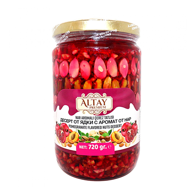 Desert cu Nuci, Alune si Rodie in Sirop Altay 720g MGR25012