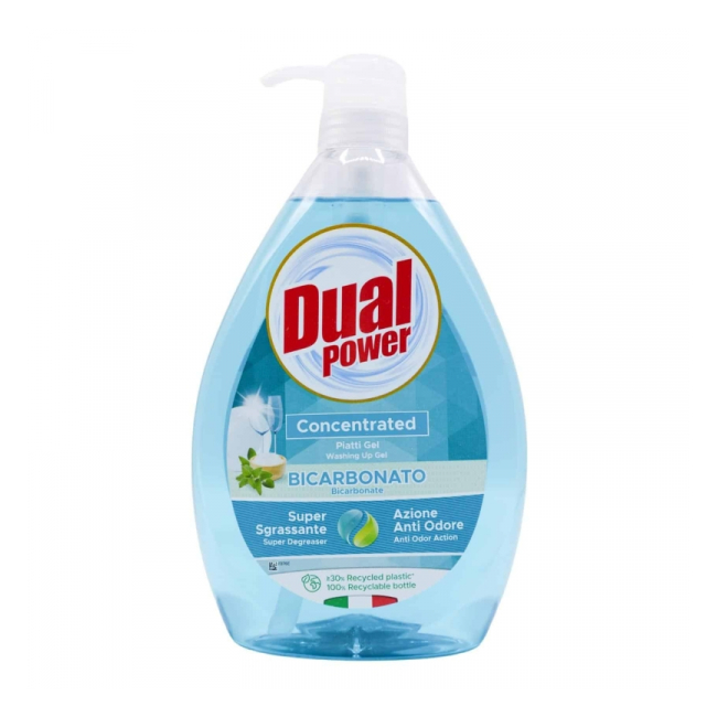 Detergent de vase Dual Power Piatti Gel 1000ml Bicarbonato Salvia DNC26698