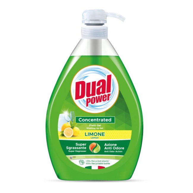 Detergent de vase Dual Power Piatti Gel 1000ml Limon DNC29598