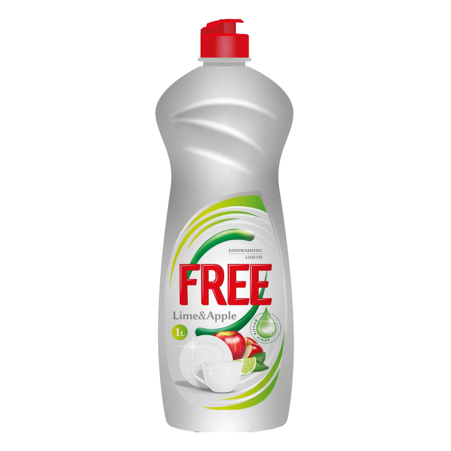 Detergent de Vase lichid Free 1L Aroma Mar si Lime CNN50777