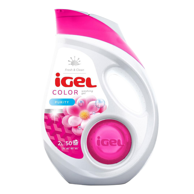 Detergent Lichid de Rufe 2l Color IGEL CNN51120