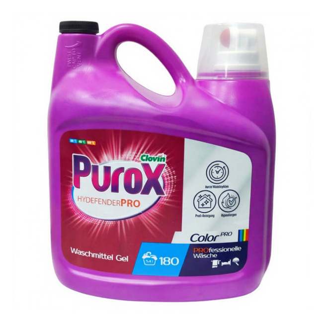 Detergent Lichid de Rufe 5.4l Color 180 Spalari Purox DNC65318
