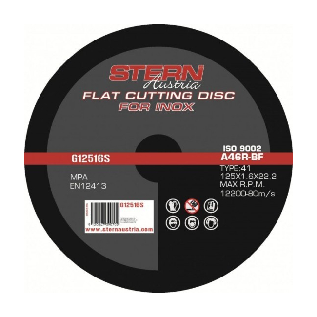 Disc abraziv Stern Austria G12516S polizor unghiular  125x1.6mm