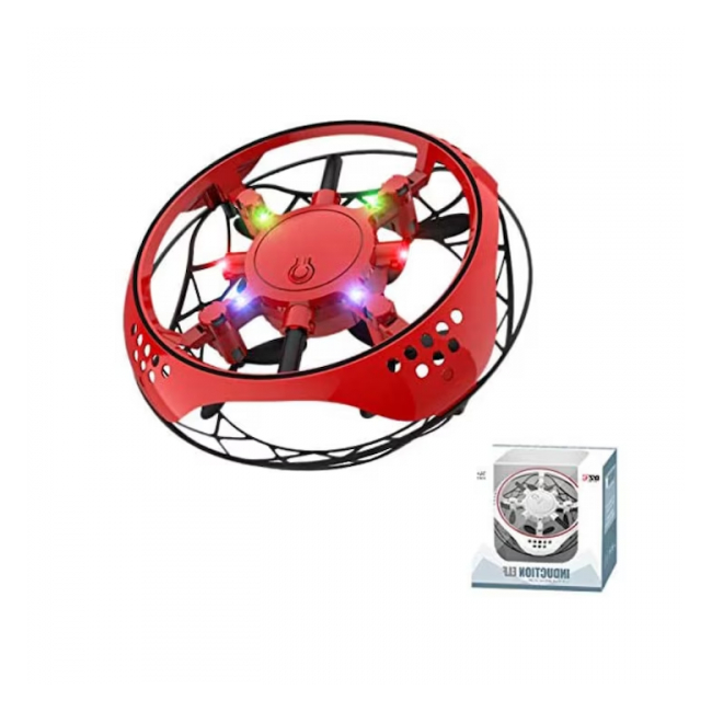 Drona copii control prin gesturi control manual rotatie 360° lumina LED Q01 CWT
