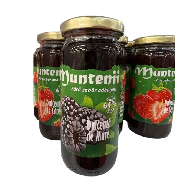 Dulceata 65% Mure Intregi Fara Zahar Adaugat 270g Muntenii MGR32610