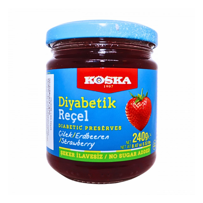 Dulceata de Capsuni cu Indulcitori Diabetik Koska 240g MGR15580